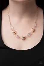 Load image into Gallery viewer, Inspirational Iridescence Rose Gold Necklace
