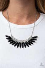 Load image into Gallery viewer, Flauntable Flamboyance Black Necklace
