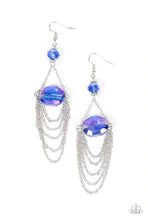 Load image into Gallery viewer, Ethereally Extravagant Blue Earring
