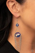 Load image into Gallery viewer, Ethereally Extravagant Blue Earring
