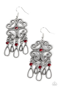 Majestic Makeover Red Earring