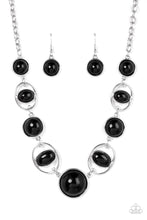 Load image into Gallery viewer, Eye of the BEAD-holder Black Necklace
