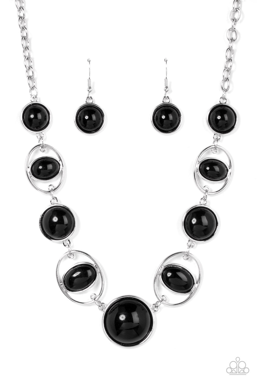 Eye of the BEAD-holder Black Necklace