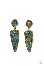 Load image into Gallery viewer, Druzy Desire Brass Post Earring
