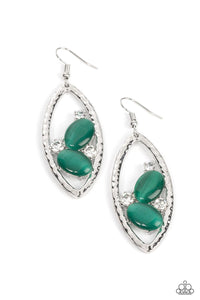 Famously Fashionable Green Earring
