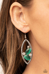 Famously Fashionable Green Earring