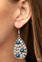 Load image into Gallery viewer, Bauble Burst Blue Earring
