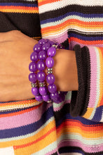 Load image into Gallery viewer, Coastal Coastin Purple Bracelet
