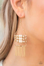 Load image into Gallery viewer, Tribal Tapestry Gold Earring
