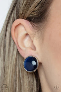 Cool Pools Clip-On Earring Blue
