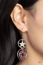 Load image into Gallery viewer, Liberty and SPARKLE for All Red Earring
