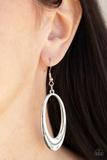 Load image into Gallery viewer, OVAL The Hill Silver Earring
