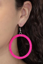 Load image into Gallery viewer, Beauty and the BEACH Pink Earring
