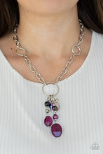 Load image into Gallery viewer, Lay Down Your CHARMS Purple Necklace
