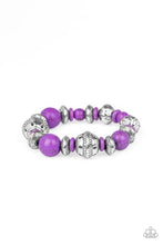 Load image into Gallery viewer, Majestic Masonry Purple Bracelet
