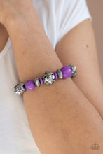 Load image into Gallery viewer, Majestic Masonry Purple Bracelet
