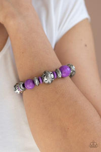 Majestic Masonry Purple Bracelet