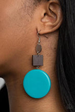 Load image into Gallery viewer, Modern Materials Blue Earring
