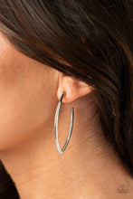 Load image into Gallery viewer, Point-Blank Beautiful Silver Hoop Earring
