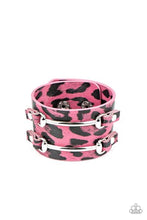 Load image into Gallery viewer, Safari Scene Pink Urban Bracelet
