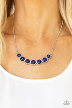 Load image into Gallery viewer, Serenely Scalloped Blue Necklace
