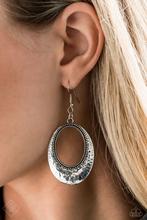 Load image into Gallery viewer, Tempest Texture Silver Earring
