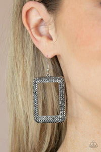 World FRAME-ous Silver Earring